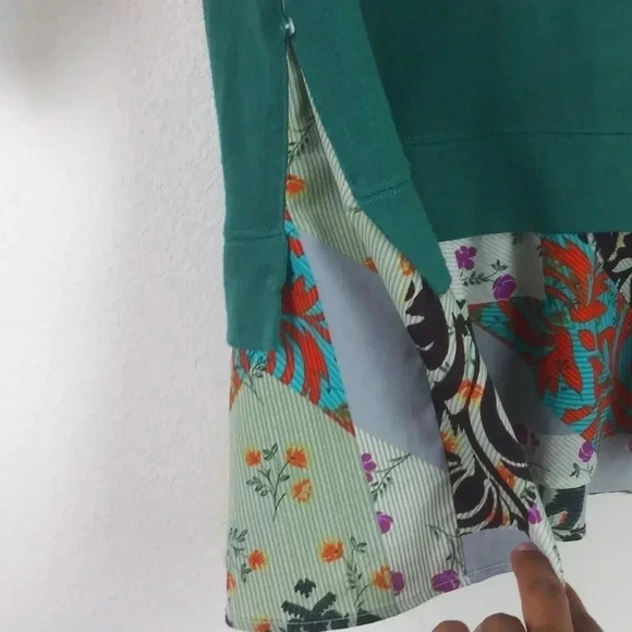 Anthro🌺Little Yellow Button Tunic layered Top(XS) - Picture 4 of 7